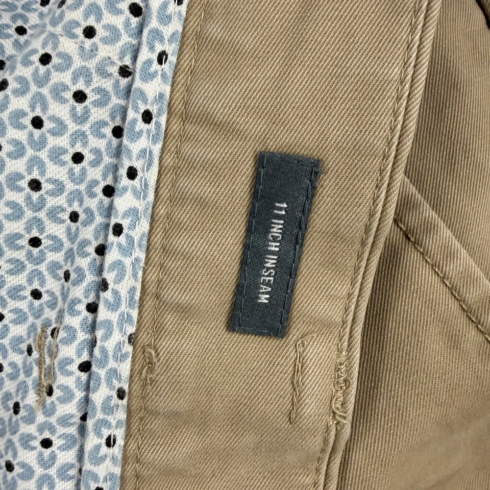 Bonobos Chino Shorts Men 36 Khaki Tan 11 Inch Inseam Casual Outdoor Summer Relax - Picture 5 of 10